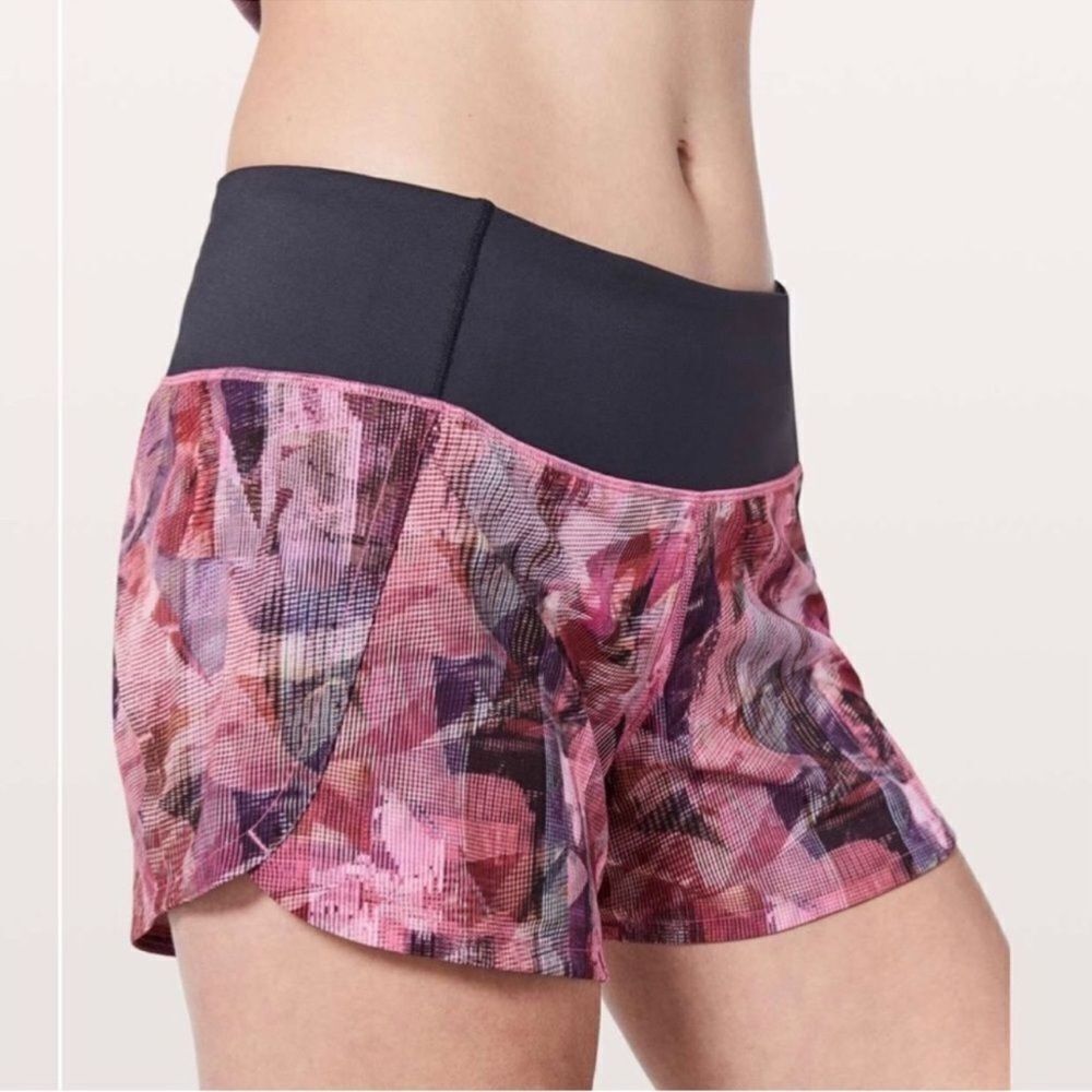 Lululemon Run Times Short (4”) lined athletic shorts size 10 - Picture 2 of 7